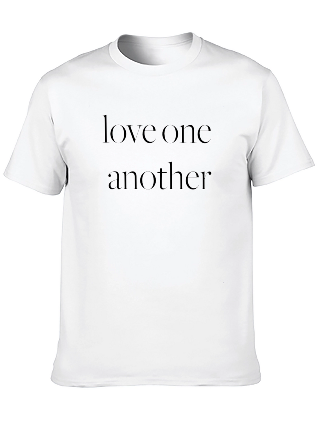 Love One Another Black Graphic Tee Shirt