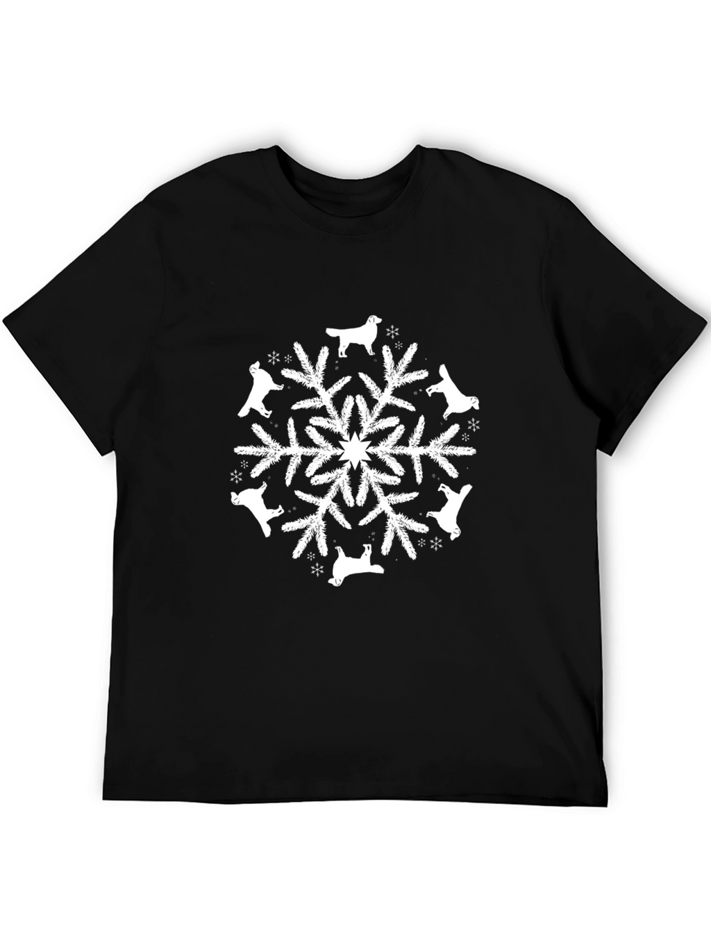 Dog Snowflake Graphic Tee