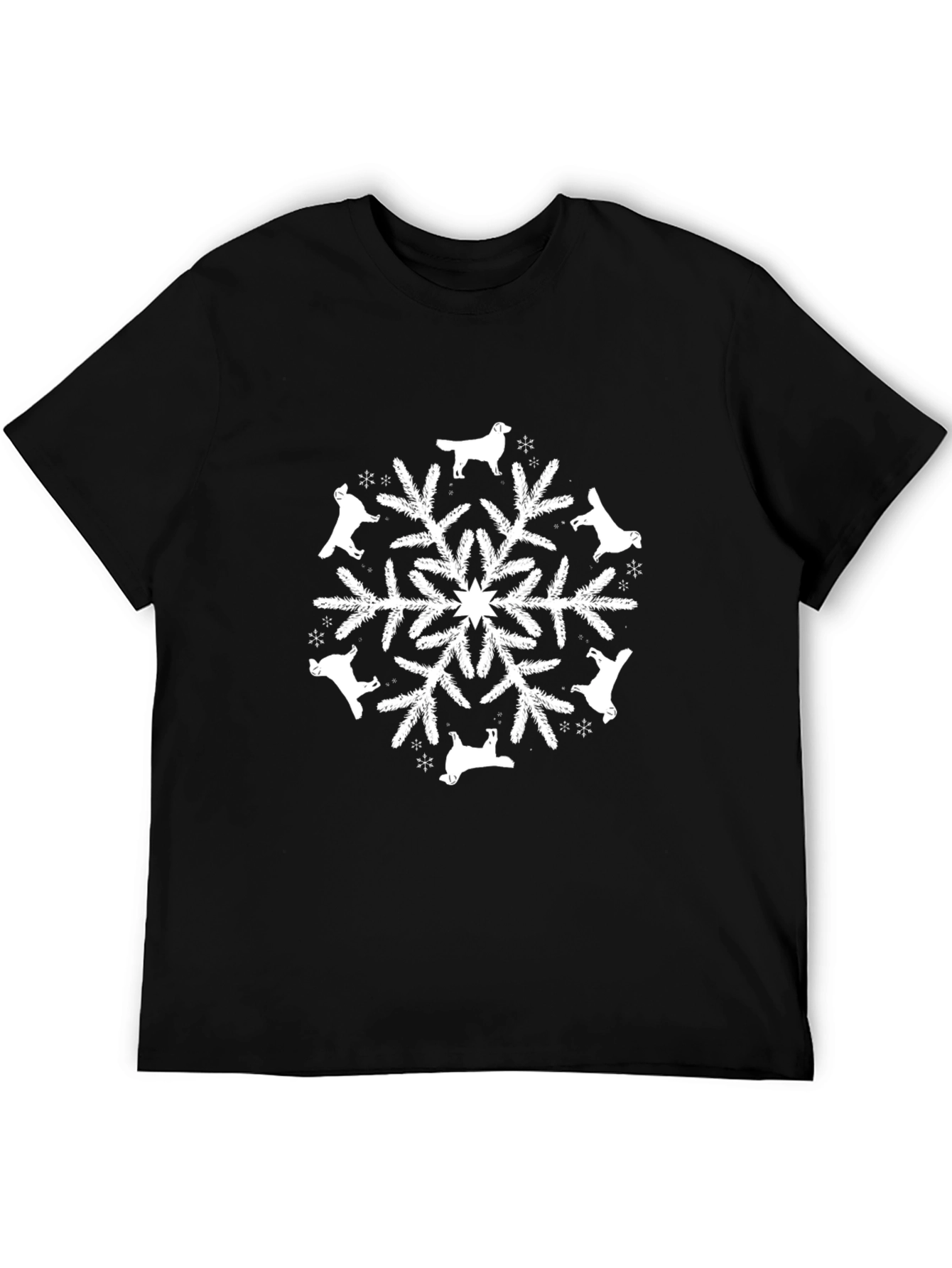 Dog Snowflake Graphic Tee