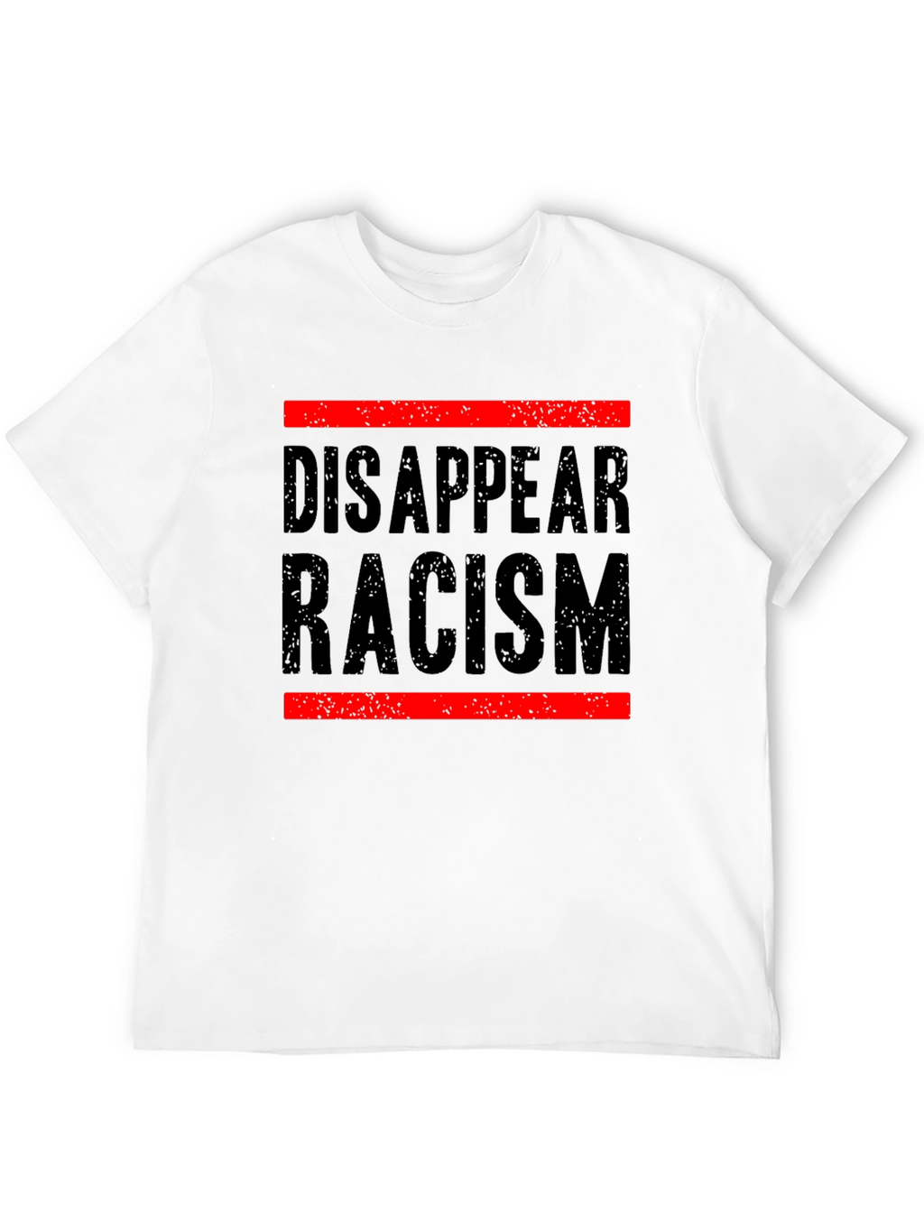 Disappear Racism Graphic Tee - Social Justice Shirt