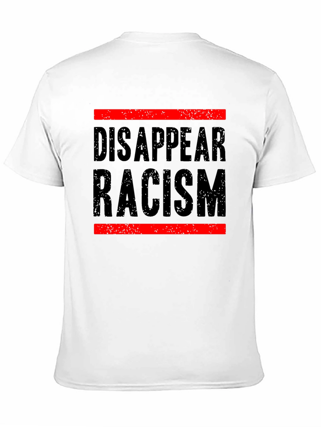 Disappear Racism Graphic Tee - Social Justice Shirt