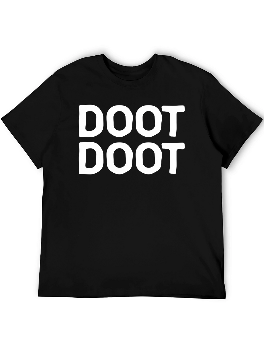 Doot Doot Funny Graphic T-Shirt - Black