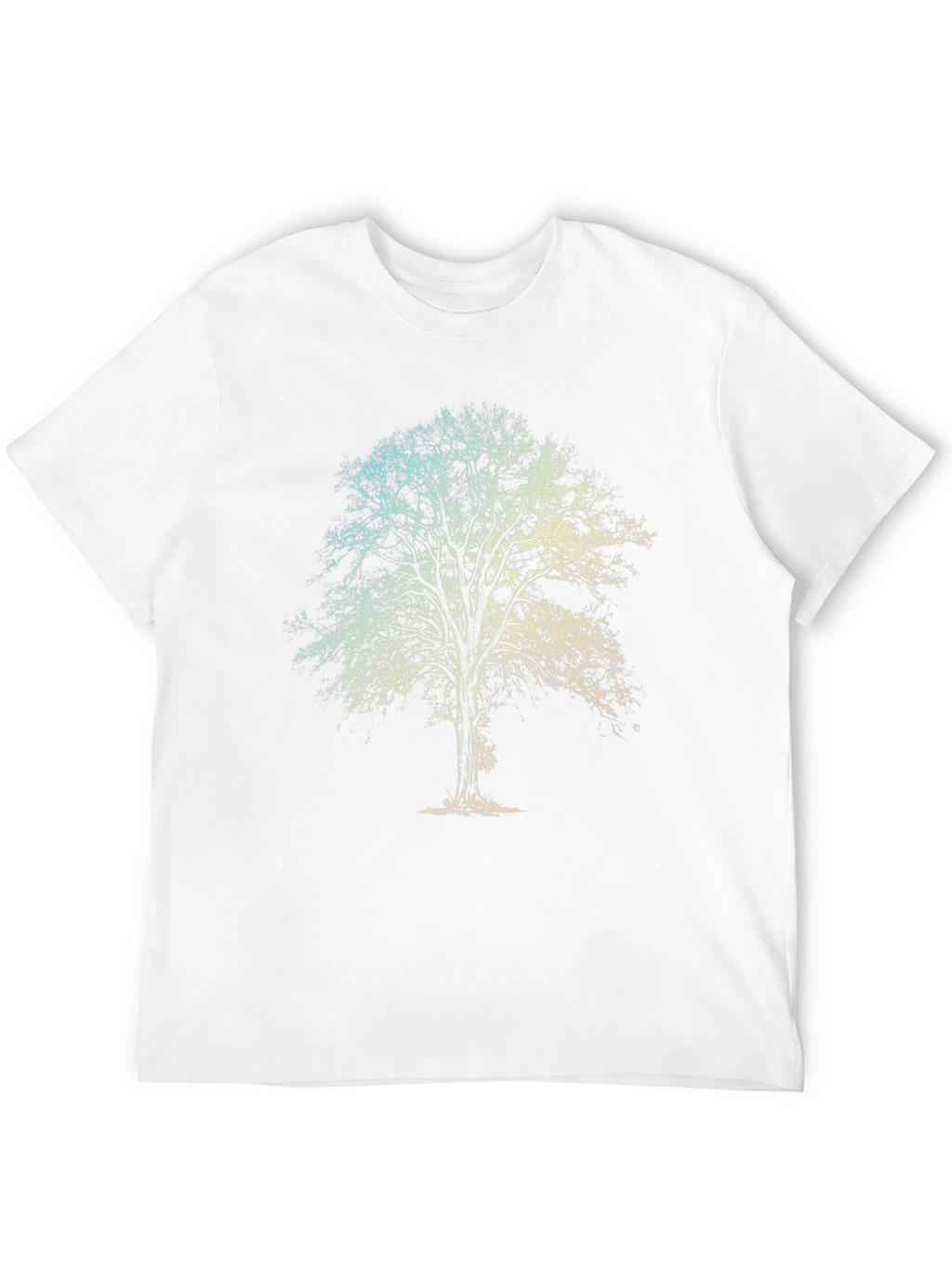 Nature Tree Graphic Tee - Mens Black T-Shirt