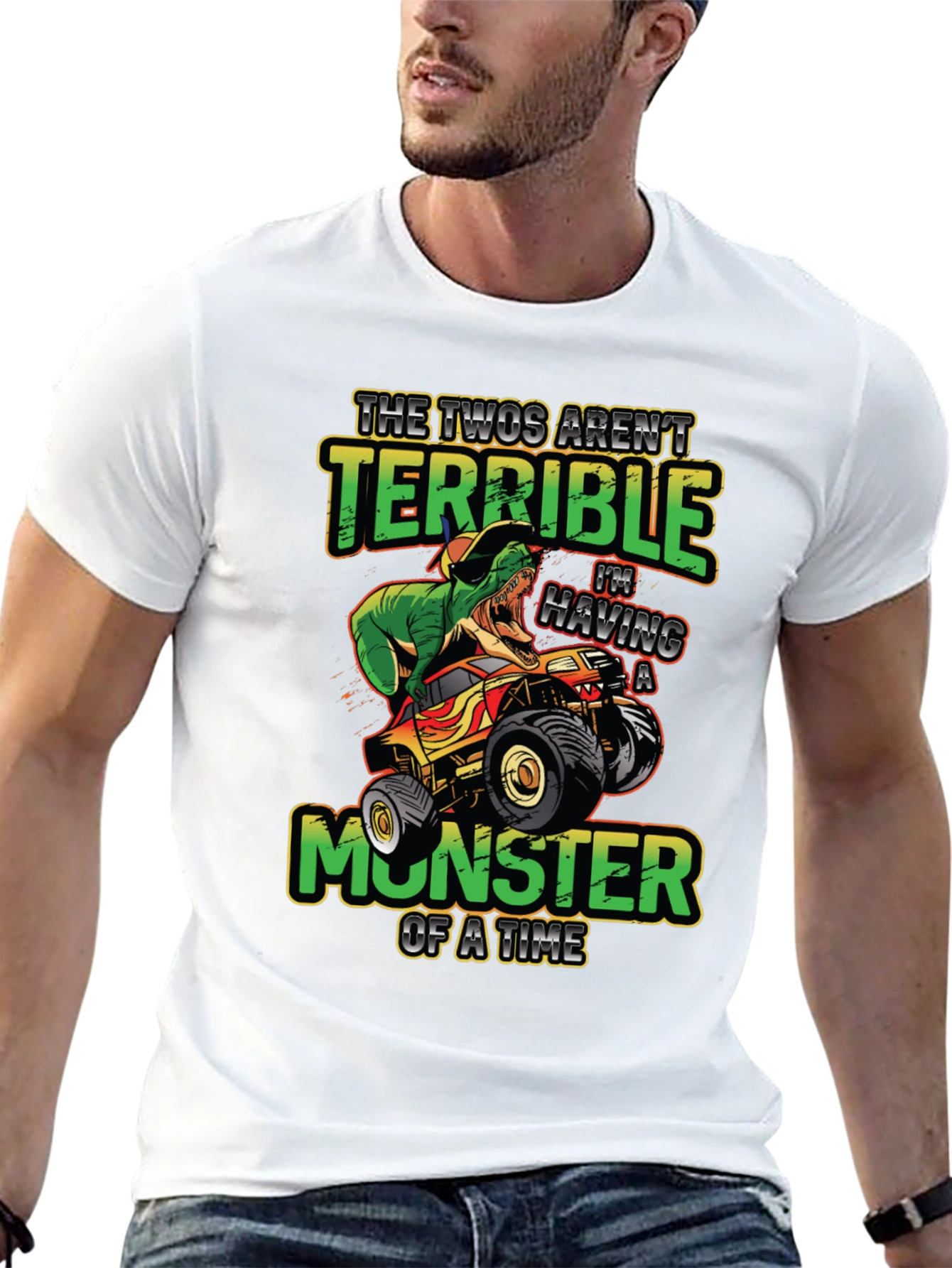 Monster Truck Dinosaur T-Shirt
