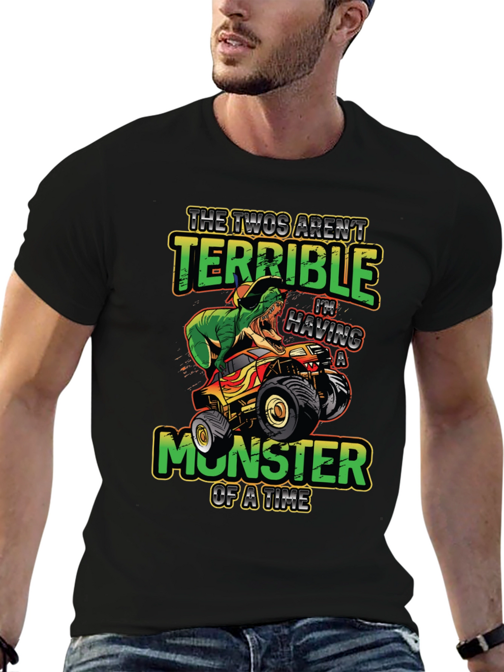 Monster Truck Dinosaur T-Shirt