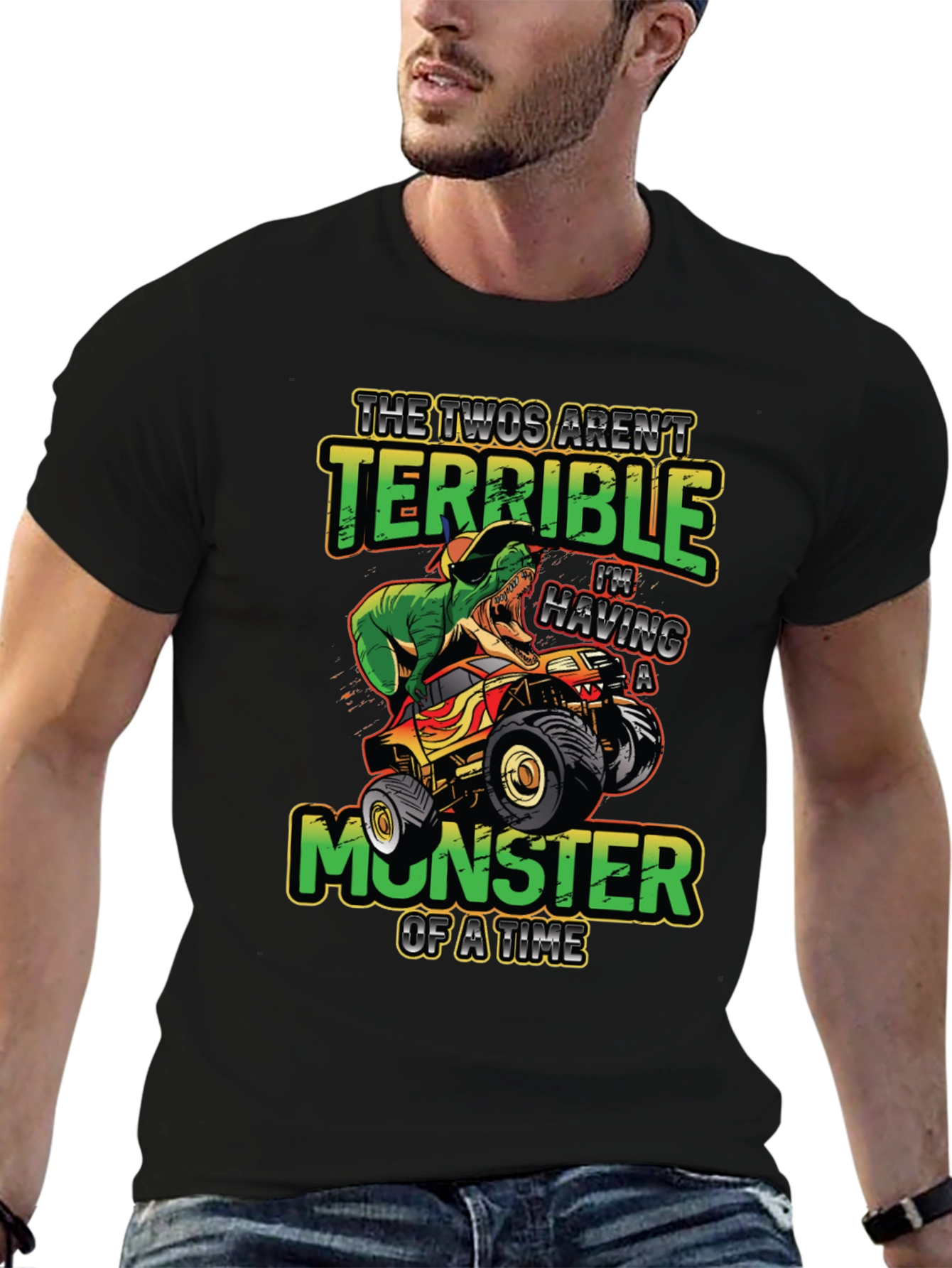 Monster Truck Dinosaur T-Shirt