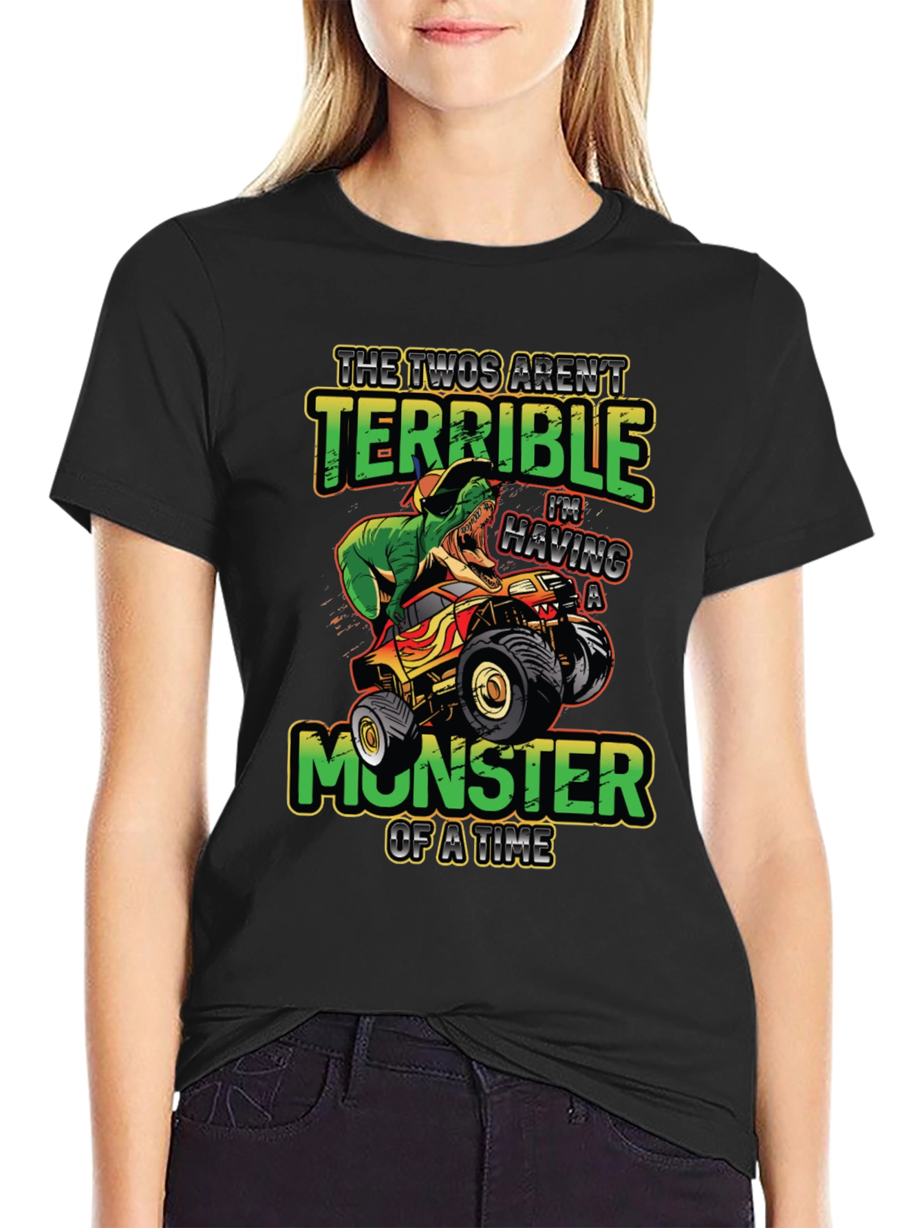 Monster Truck Dinosaur T-Shirt