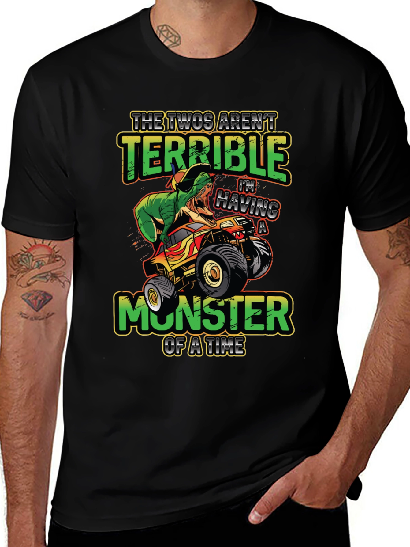 Monster Truck Dinosaur T-Shirt