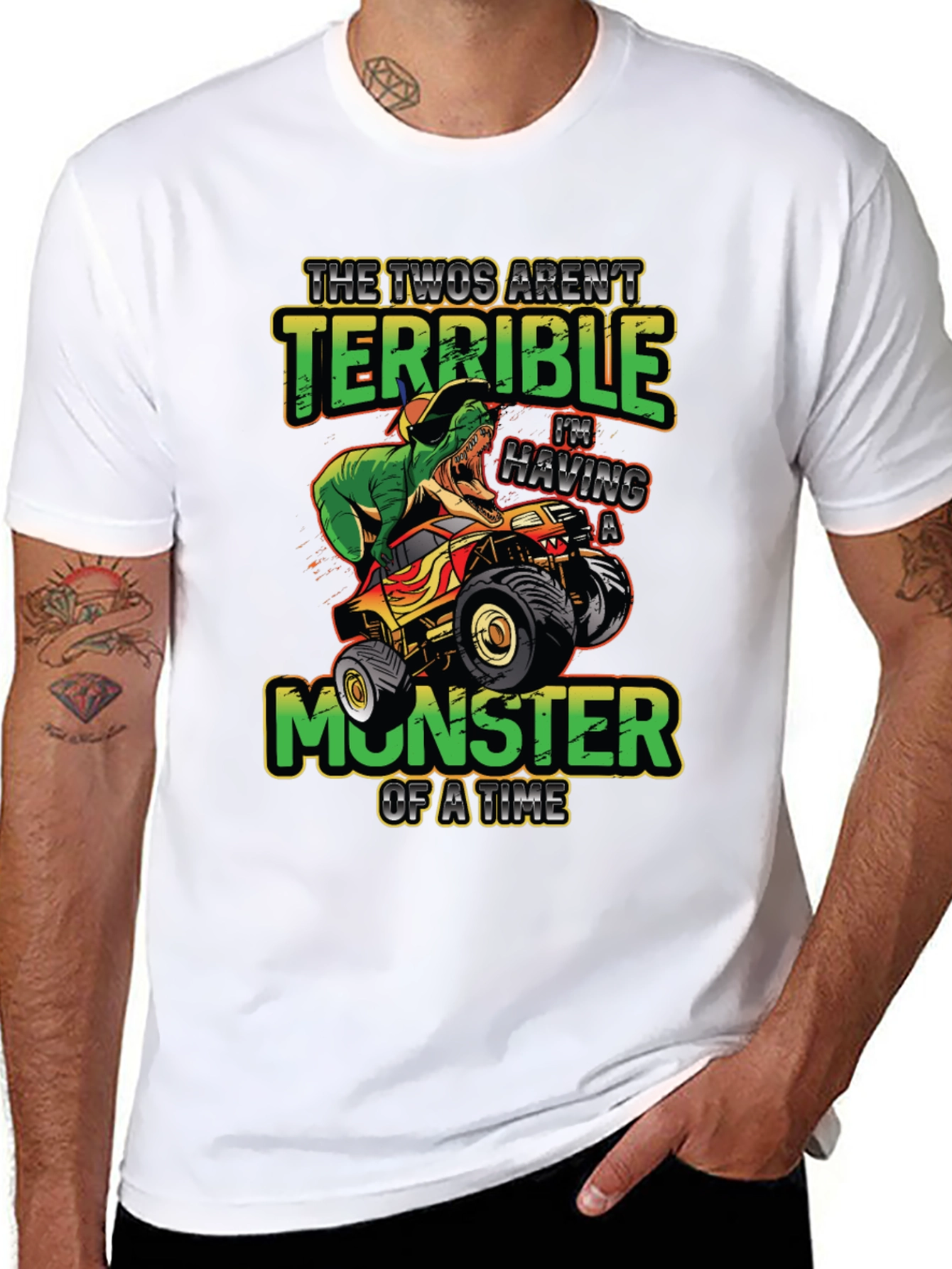 Monster Truck Dinosaur T-Shirt