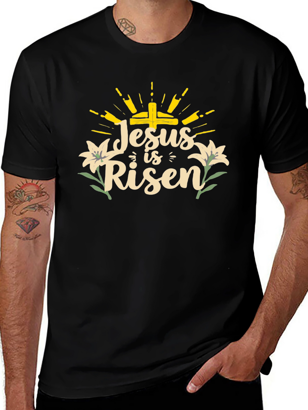 Jesus is Risen Graphic T-Shirt