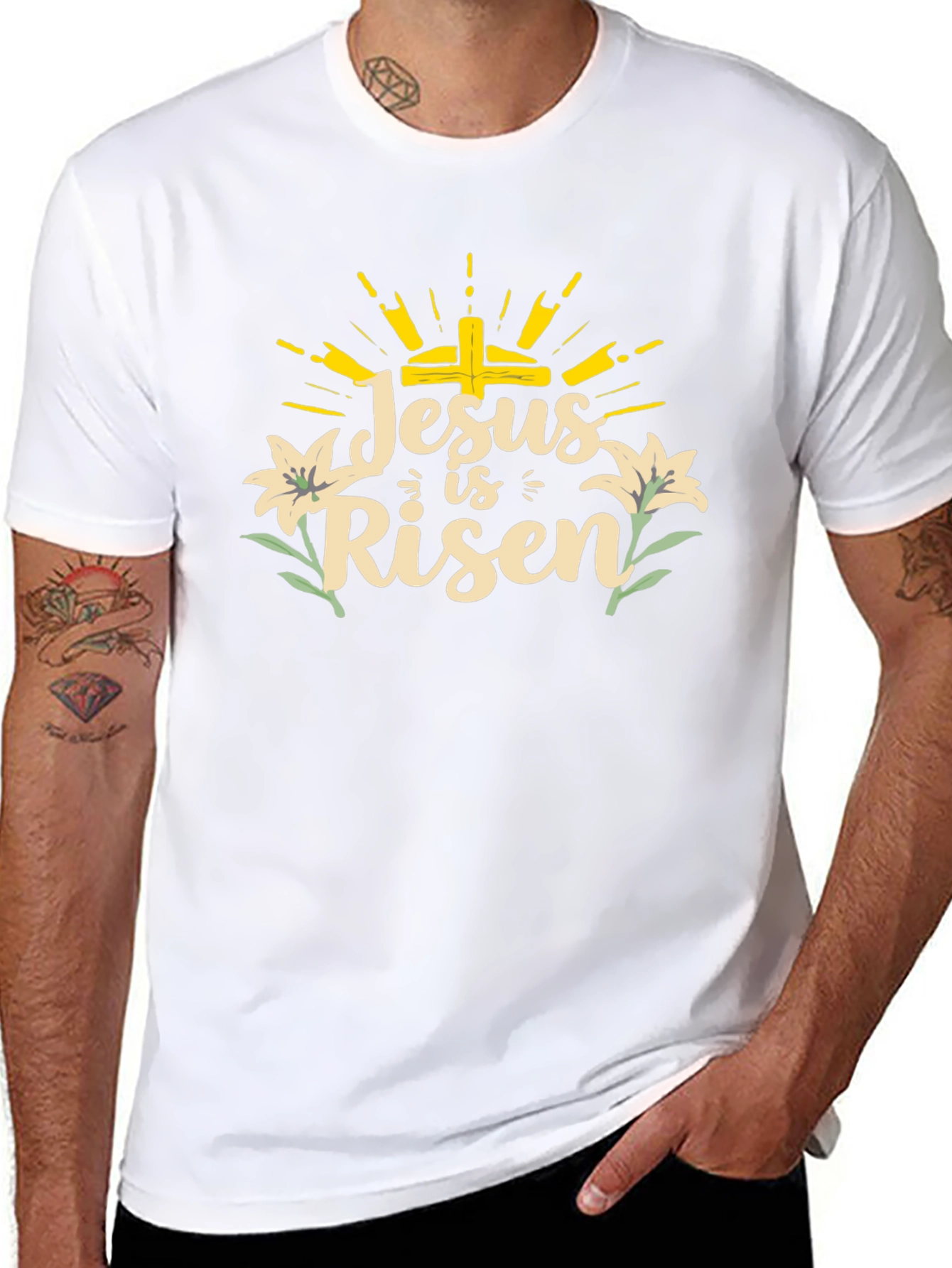 Jesus is Risen Graphic T-Shirt