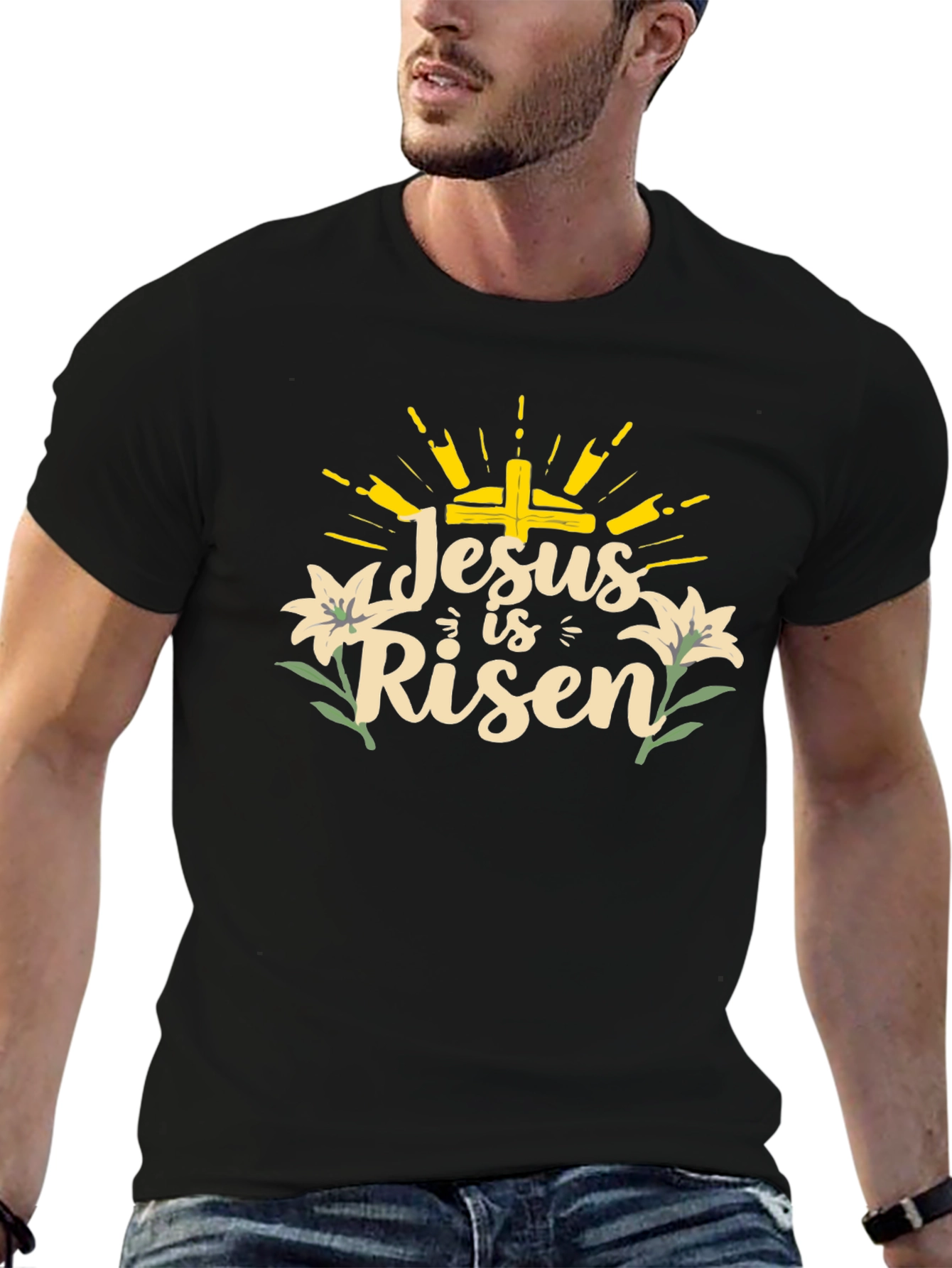 Jesus is Risen Graphic T-Shirt