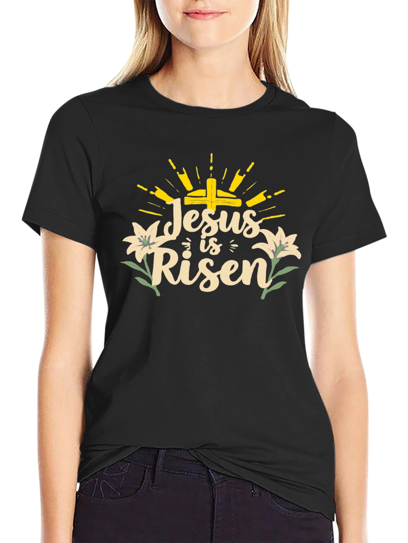 Jesus is Risen Graphic T-Shirt