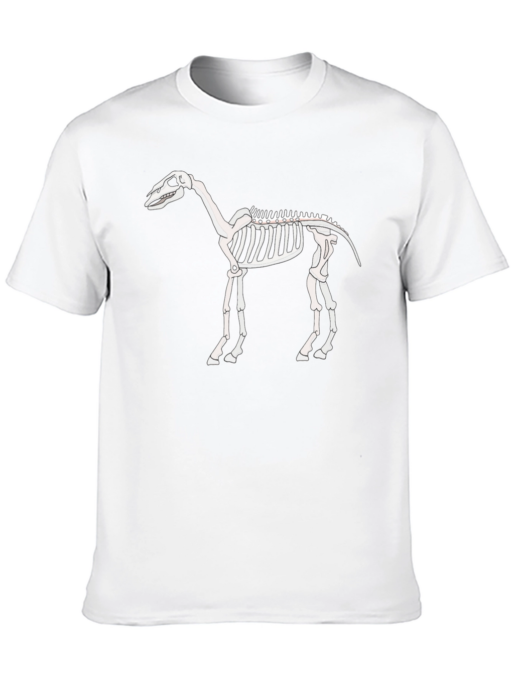 Horse Skeleton Graphic Tee - Black T-Shirt