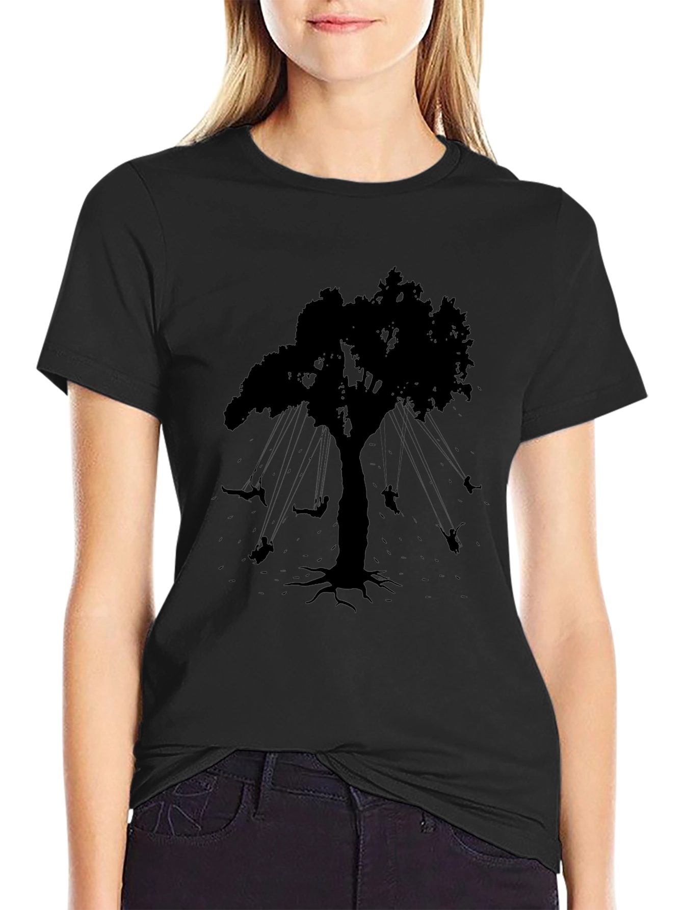 Silhouette Tree Swing T-Shirt