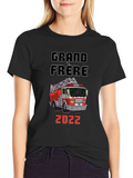 Grand Frere Firetruck T-Shirt - Future Firefighter