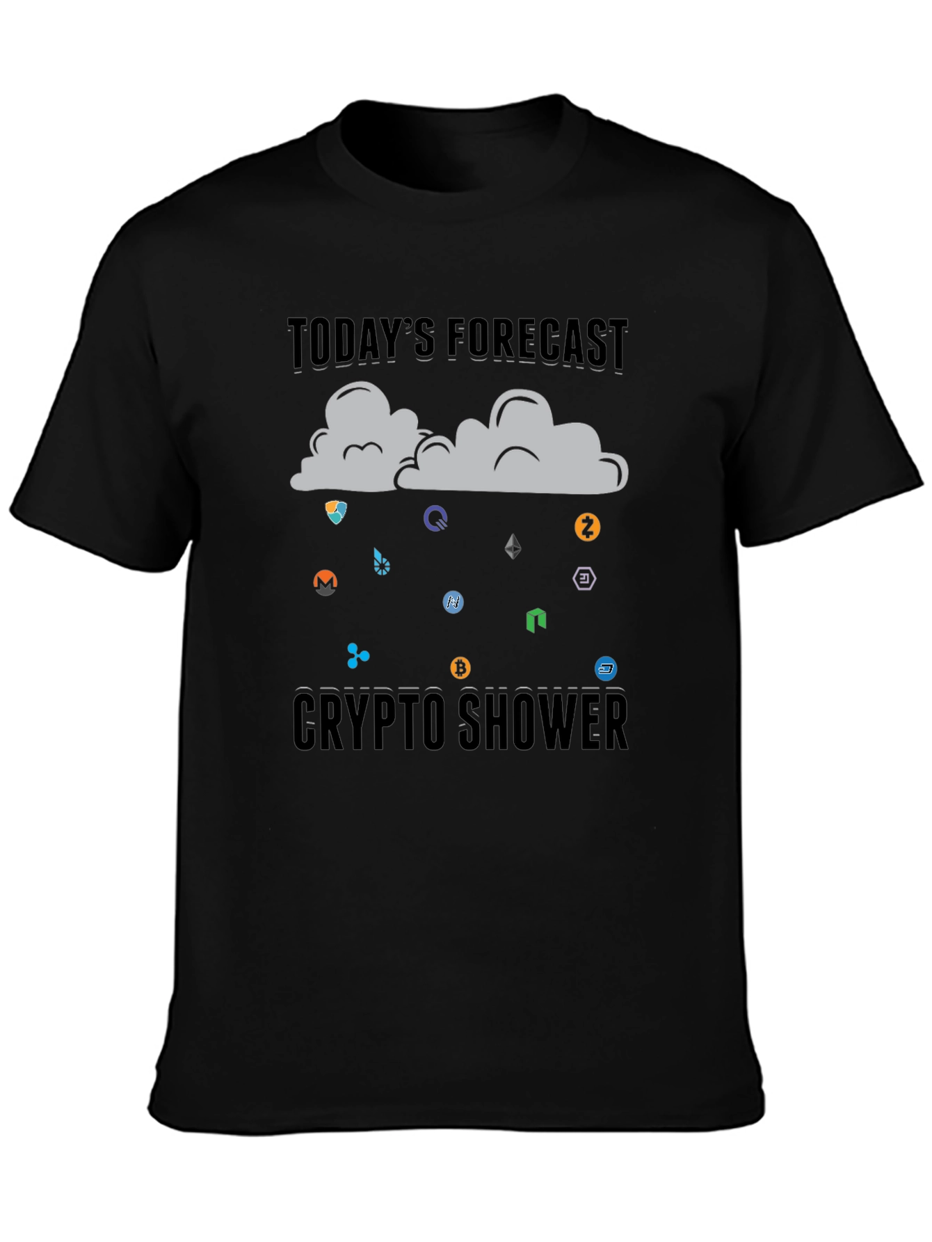Crypto Shower T-Shirt - Todays Forecast