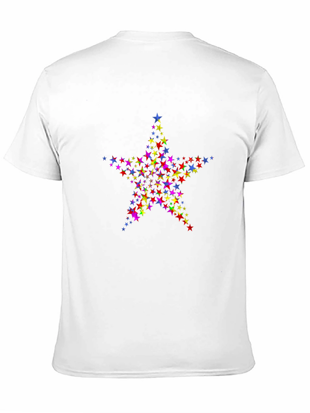Starry Night Mens Black T-Shirt