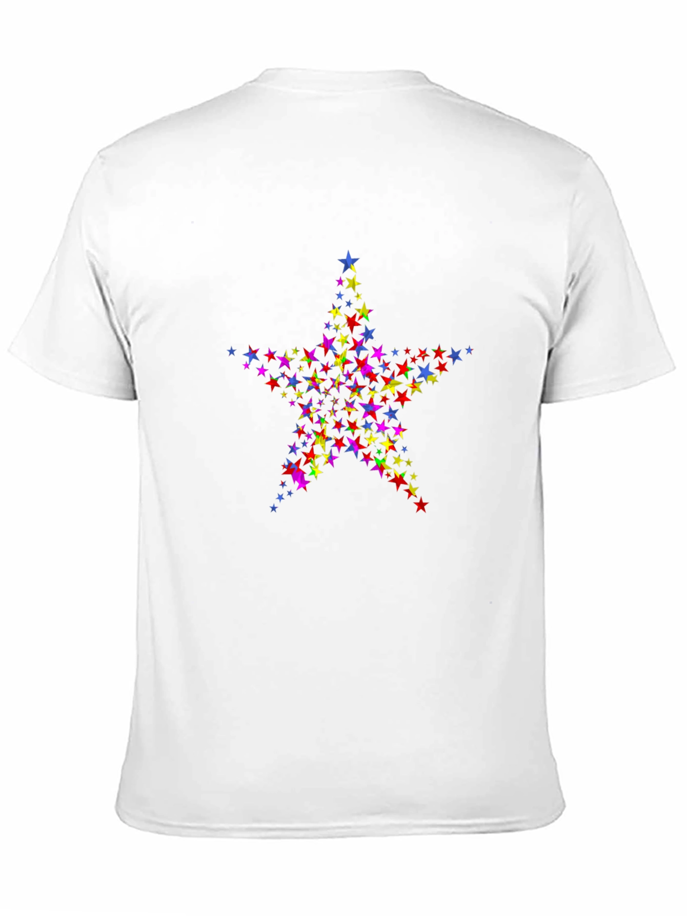 Starry Night Mens Black T-Shirt