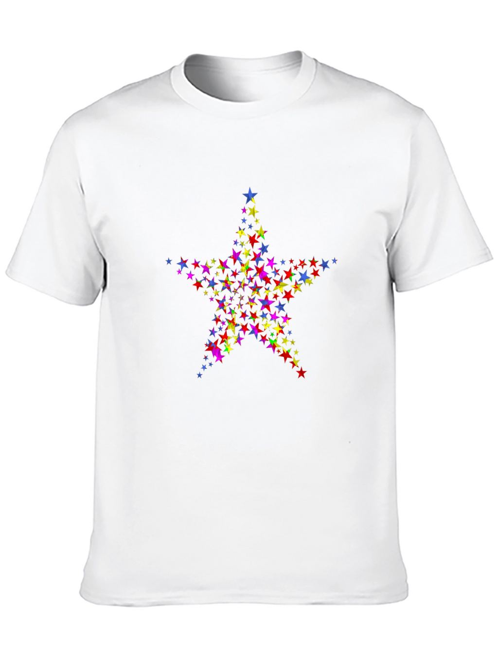 Starry Night Mens Black T-Shirt