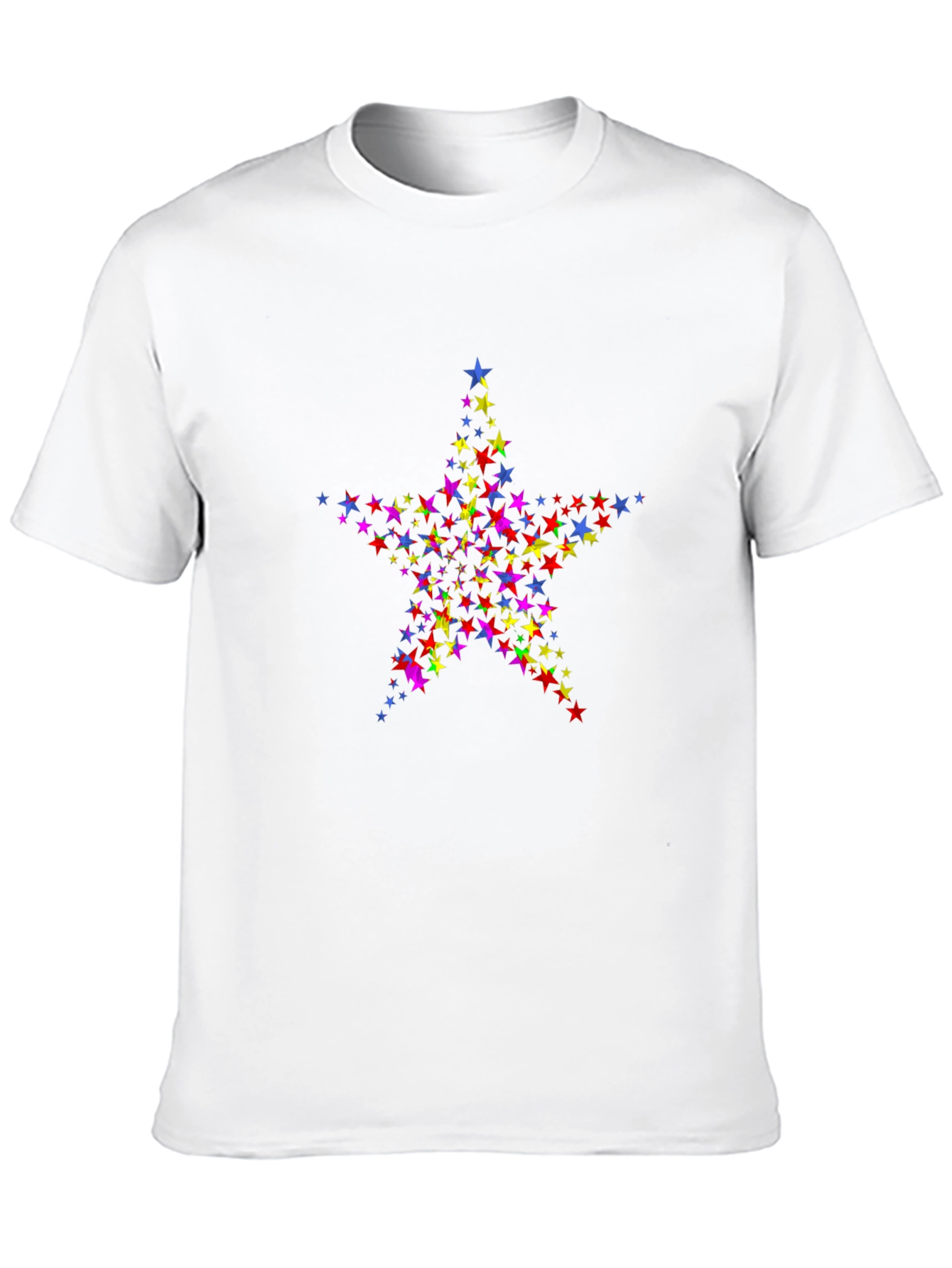 Starry Night Mens Black T-Shirt