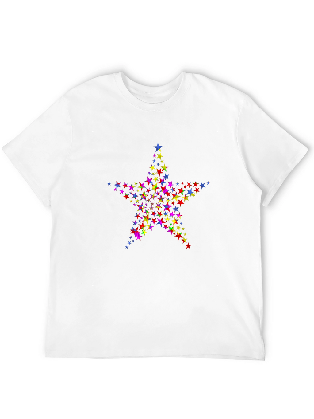 Starry Night Mens Black T-Shirt