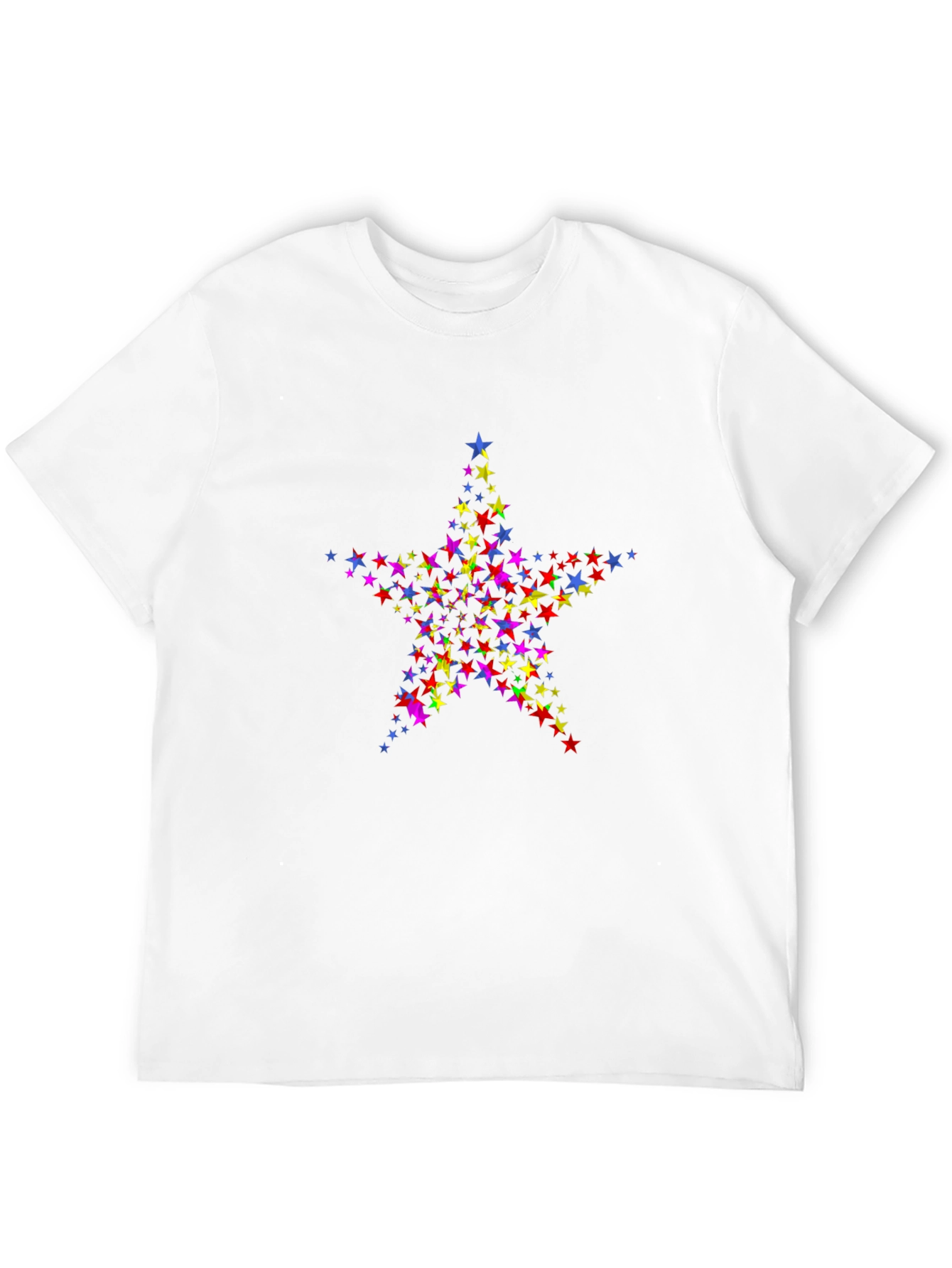 Starry Night Mens Black T-Shirt