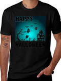 Happy Halloween Black Graphic Tee