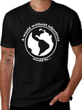 Adjective-Free World T-Shirt - Black Graphic Tee