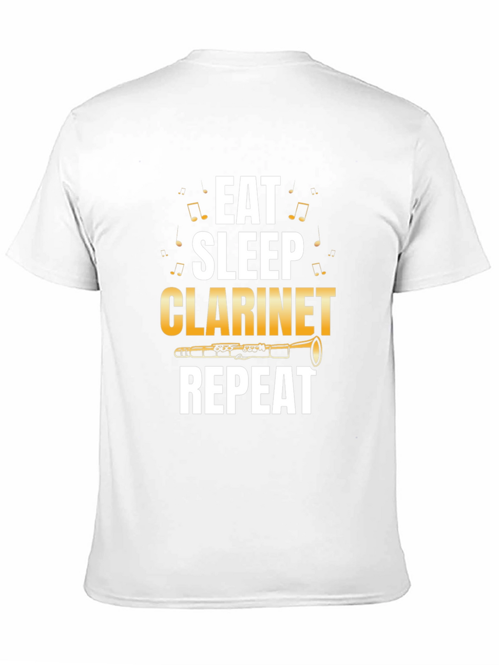 Eat Sleep Clarinet Repeat T-Shirt - Musician Tee