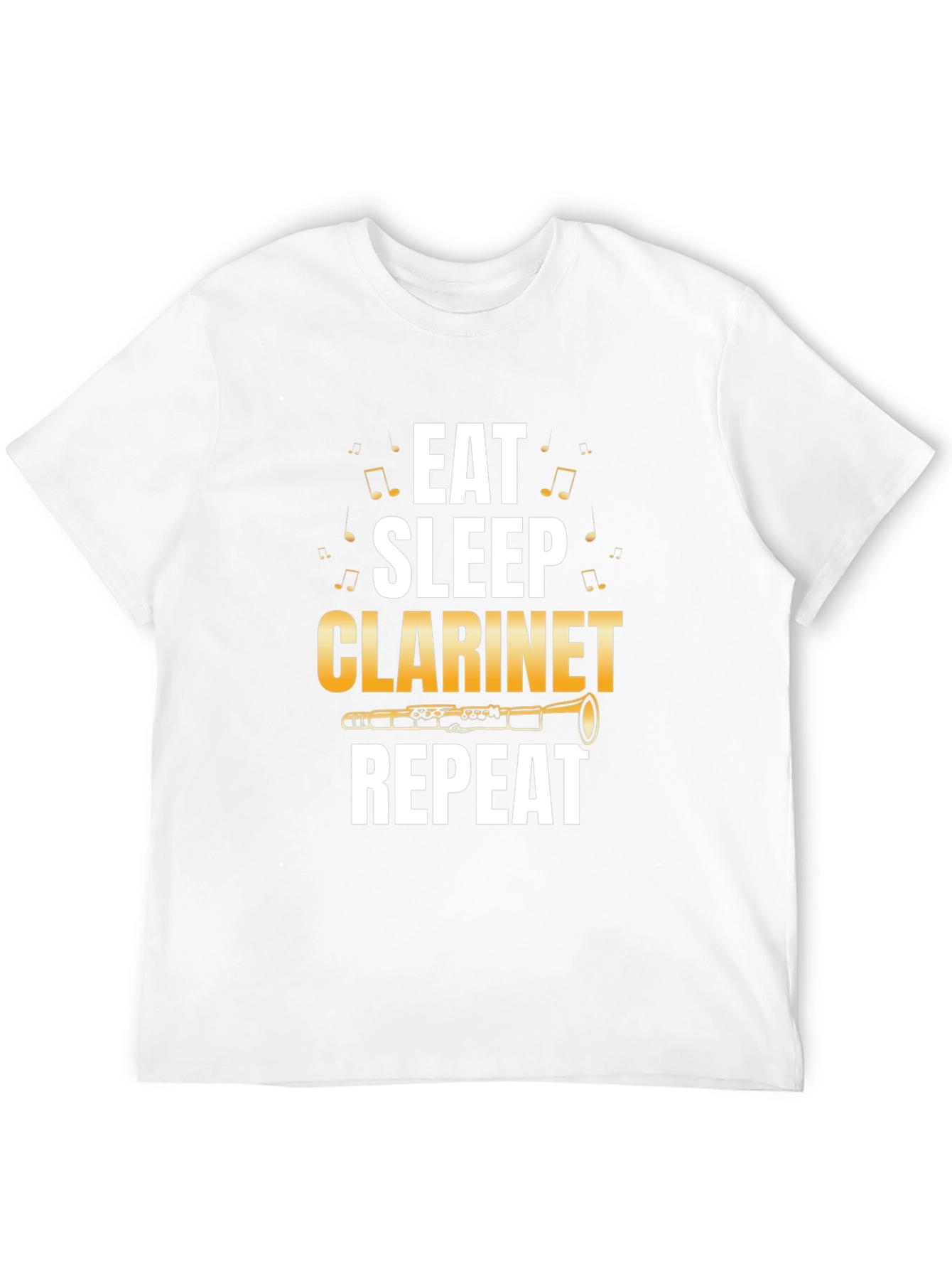 Eat Sleep Clarinet Repeat T-Shirt - Musician Tee
