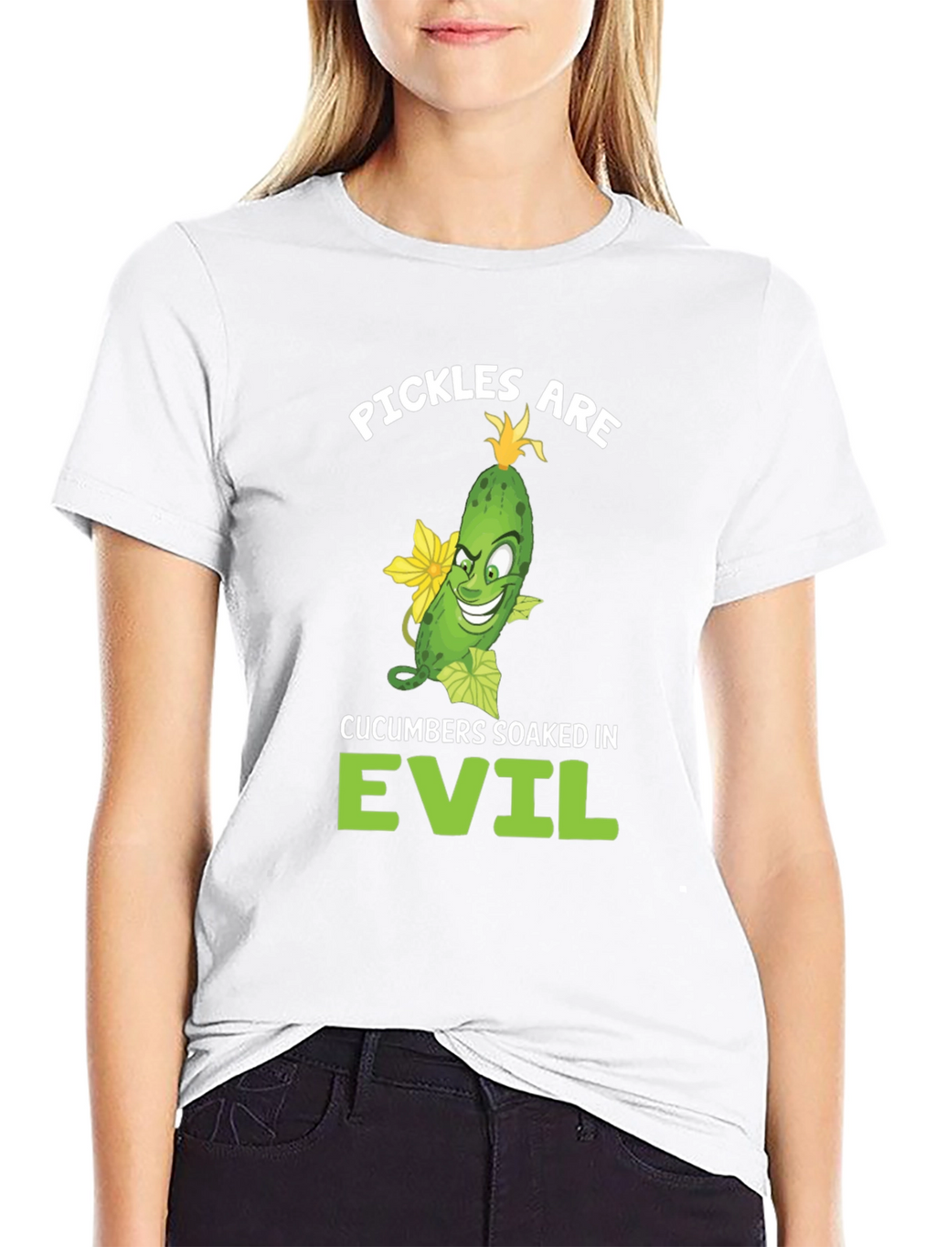 Pickles are Evil T-Shirt - Funny Food Humor