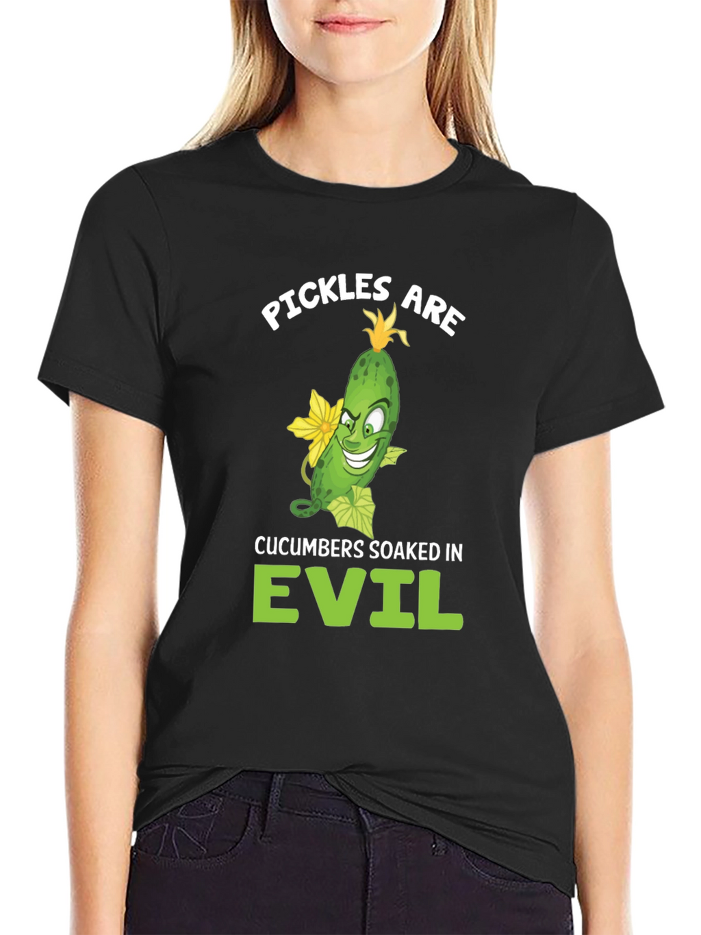 Pickles are Evil T-Shirt - Funny Food Humor