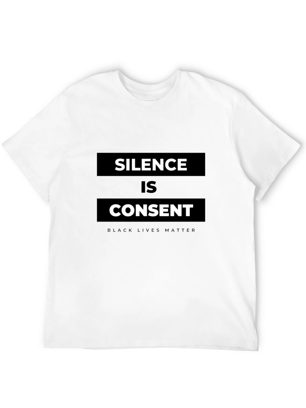 Silence is Consent Black Lives Matter Graphic Tee