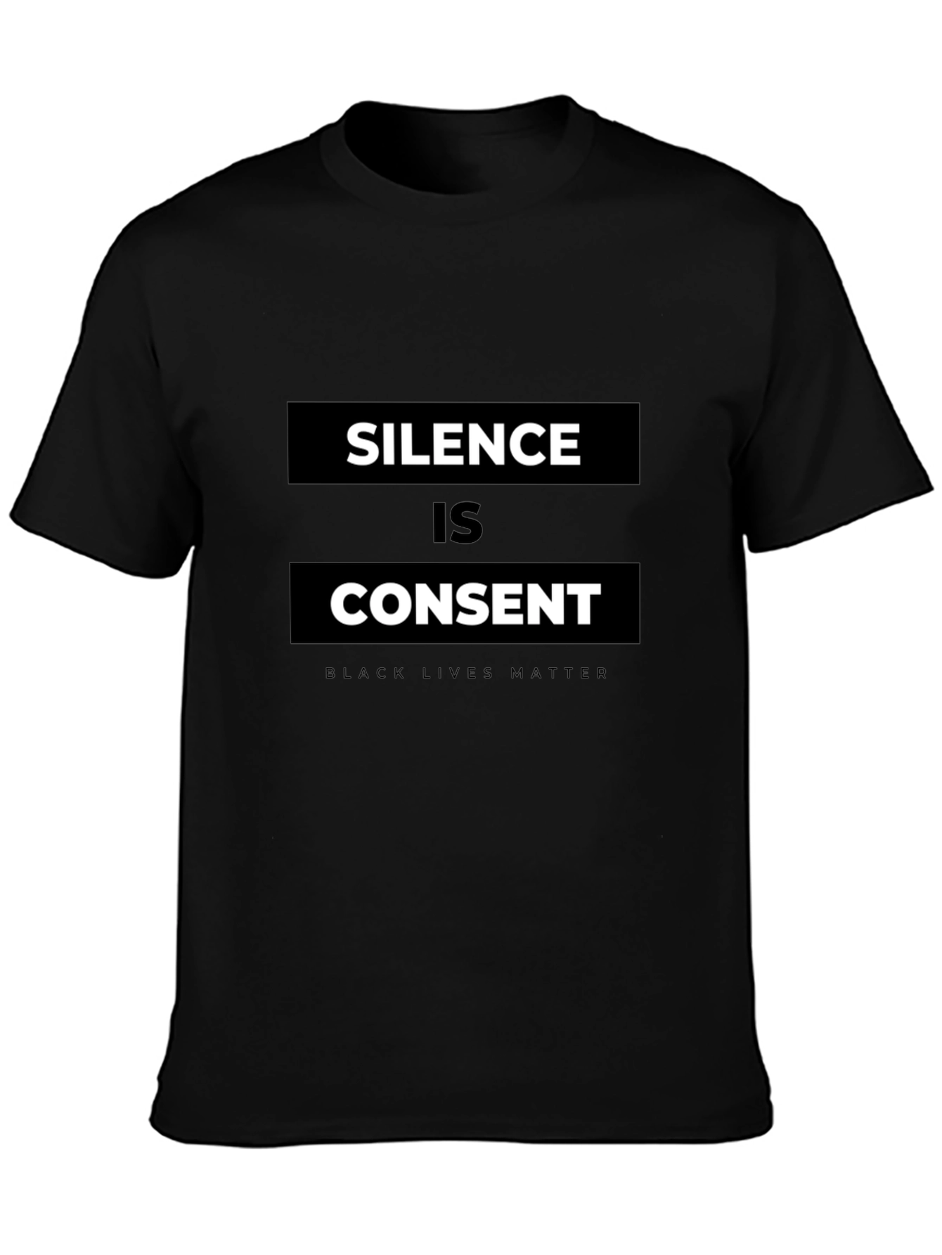 Silence is Consent Black Lives Matter Graphic Tee