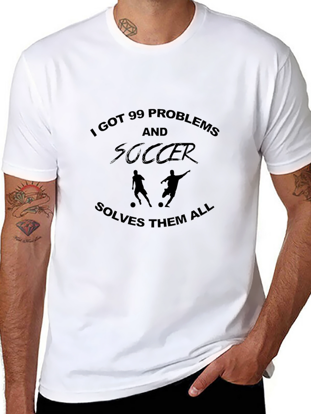 Soccer Solves All Problems T-Shirt