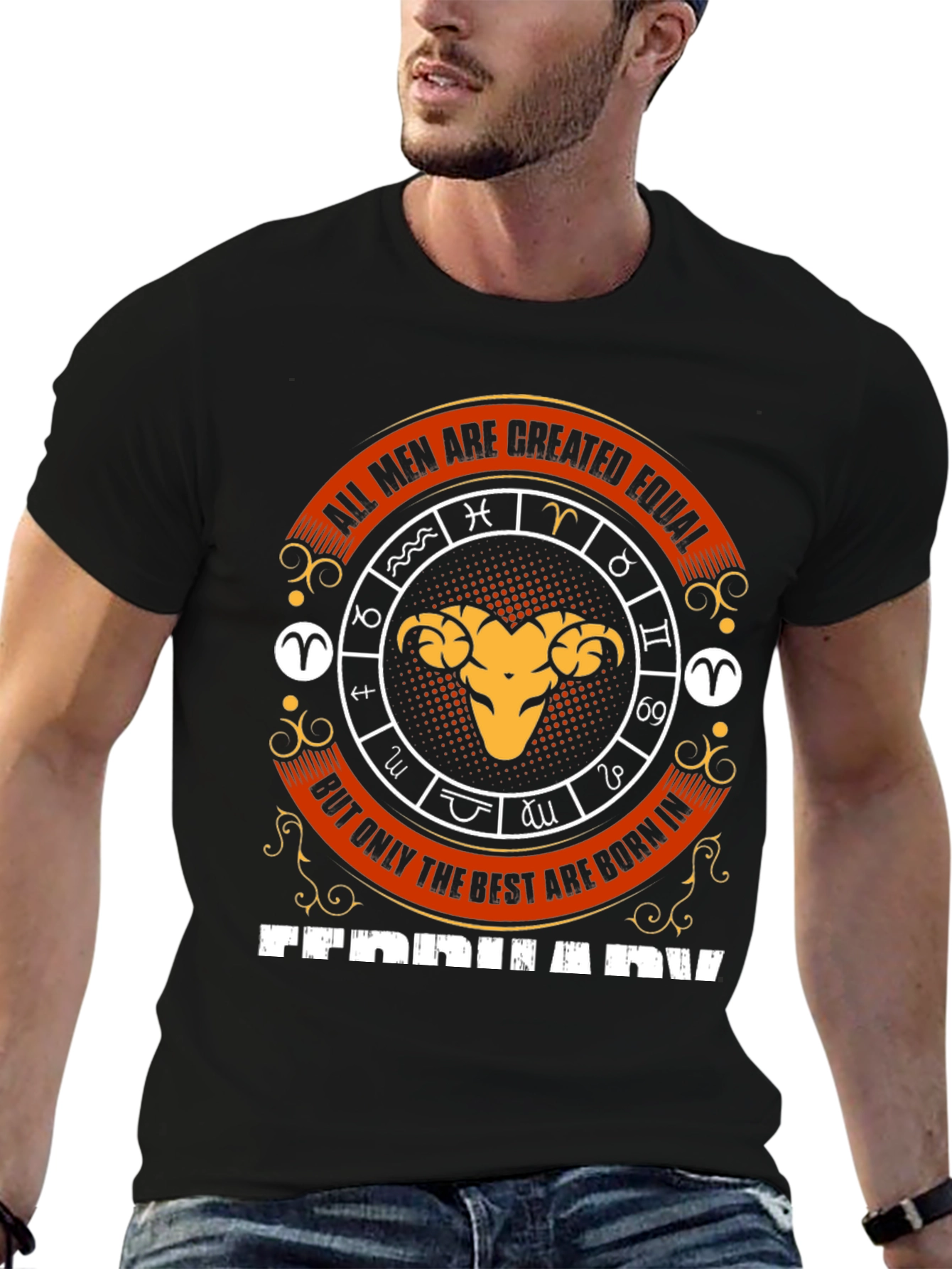 Born in February Zodiac T-Shirt