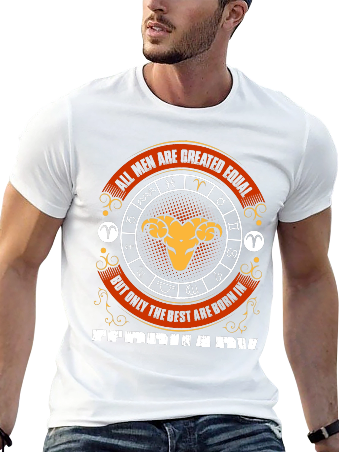 Born in February Zodiac T-Shirt
