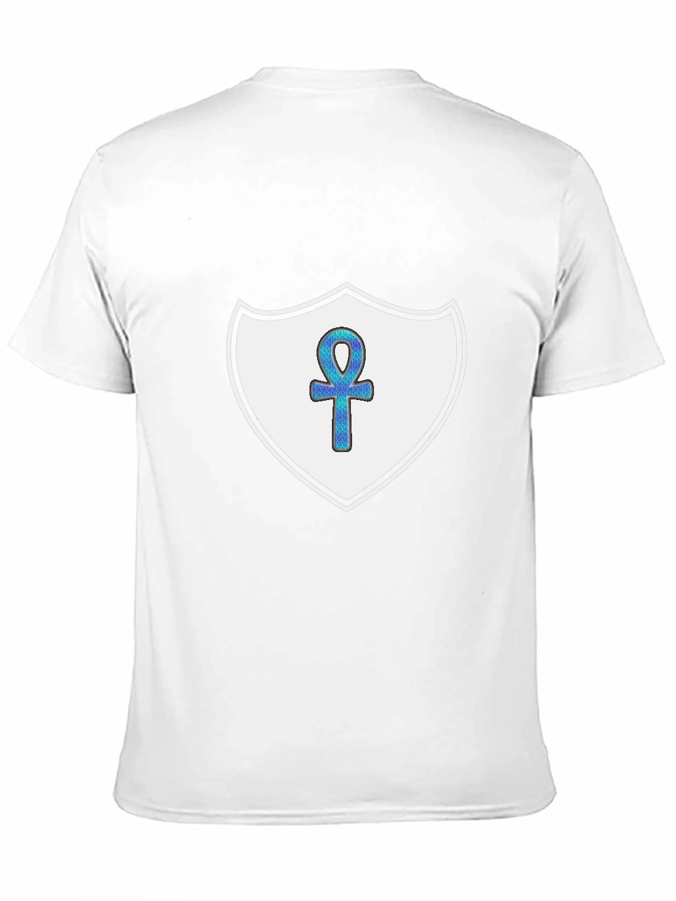 Ankh Shield Graphic T-Shirt - Black