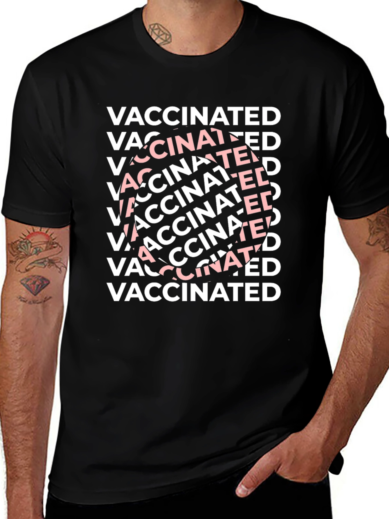 Vaccinated T-Shirt - Bold Statement Tee