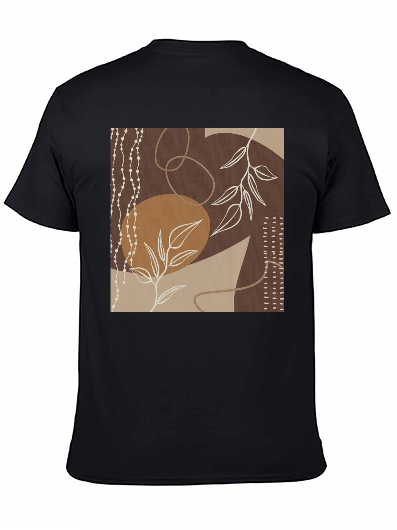 Abstract Art Black Graphic Tee