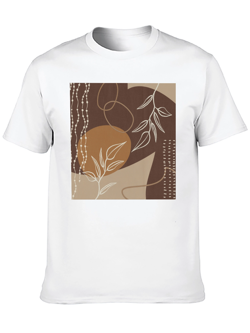 Abstract Art Black Graphic Tee