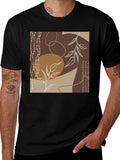 Abstract Art Black Graphic Tee