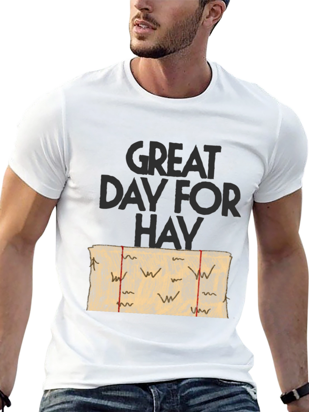 Great Day For Hay T-Shirt Novelty Tee