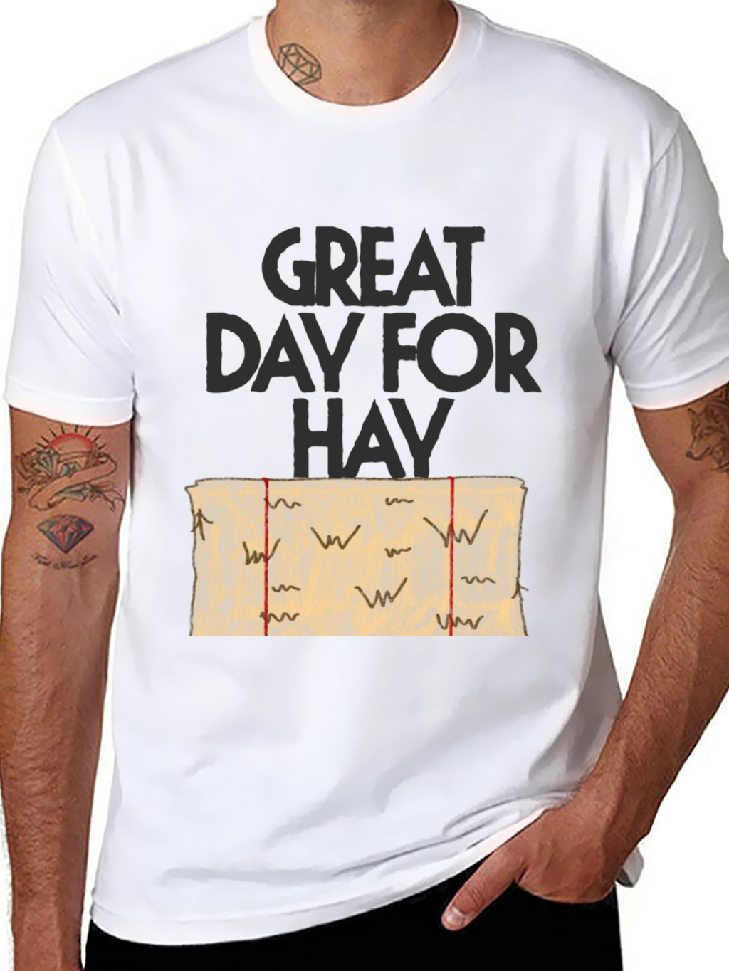Great Day For Hay T-Shirt Novelty Tee