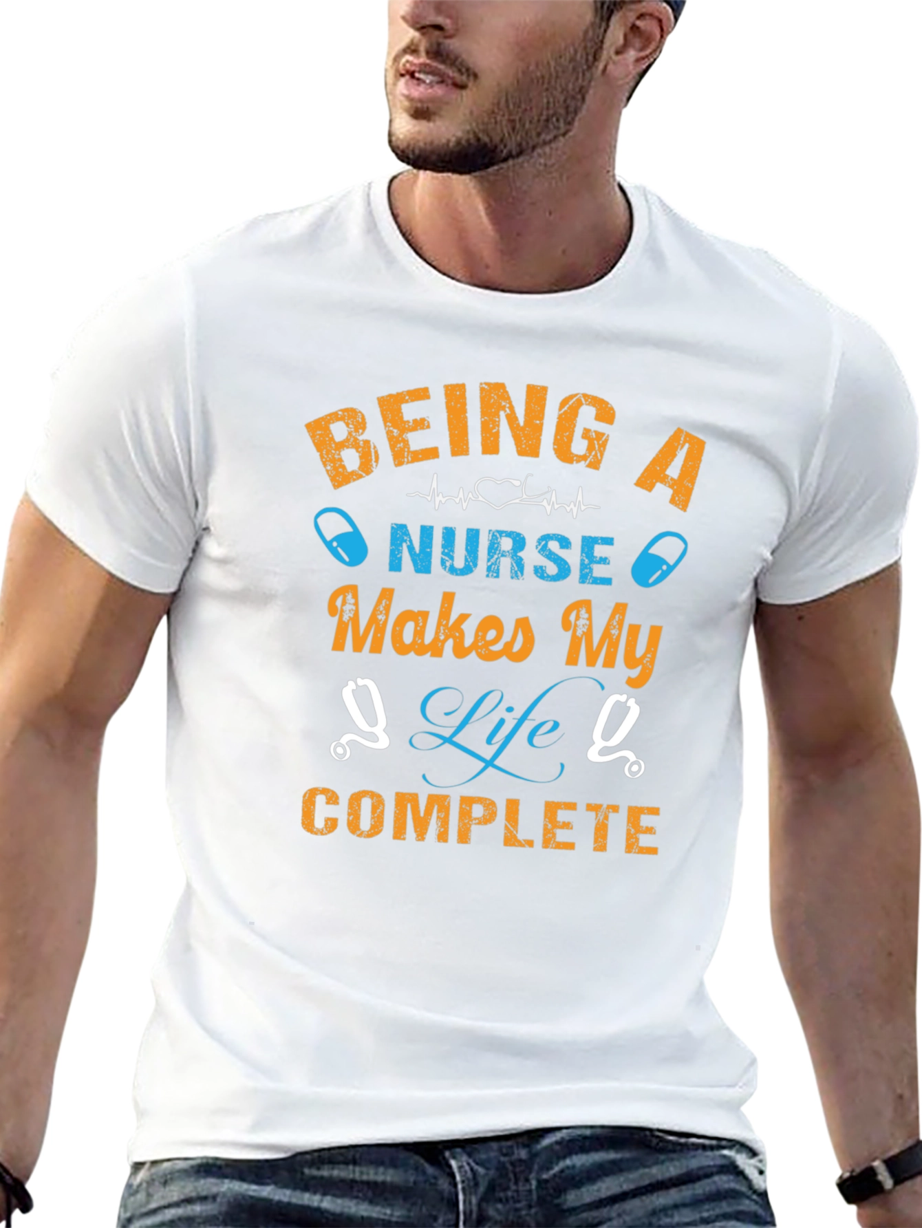 Being A Nurse Makes My Life Complete T-Shirt
