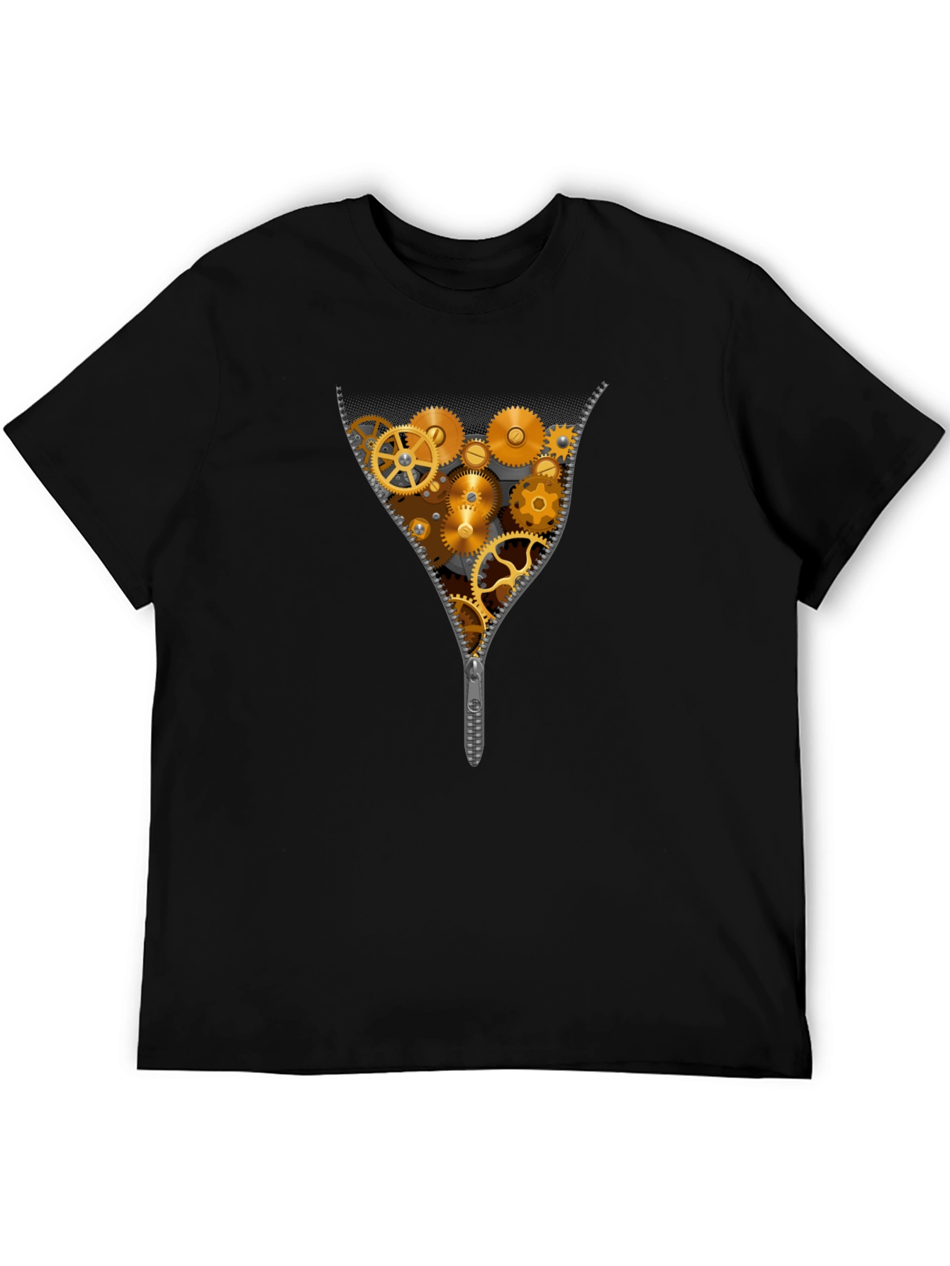 Gear Zipper T-Shirt