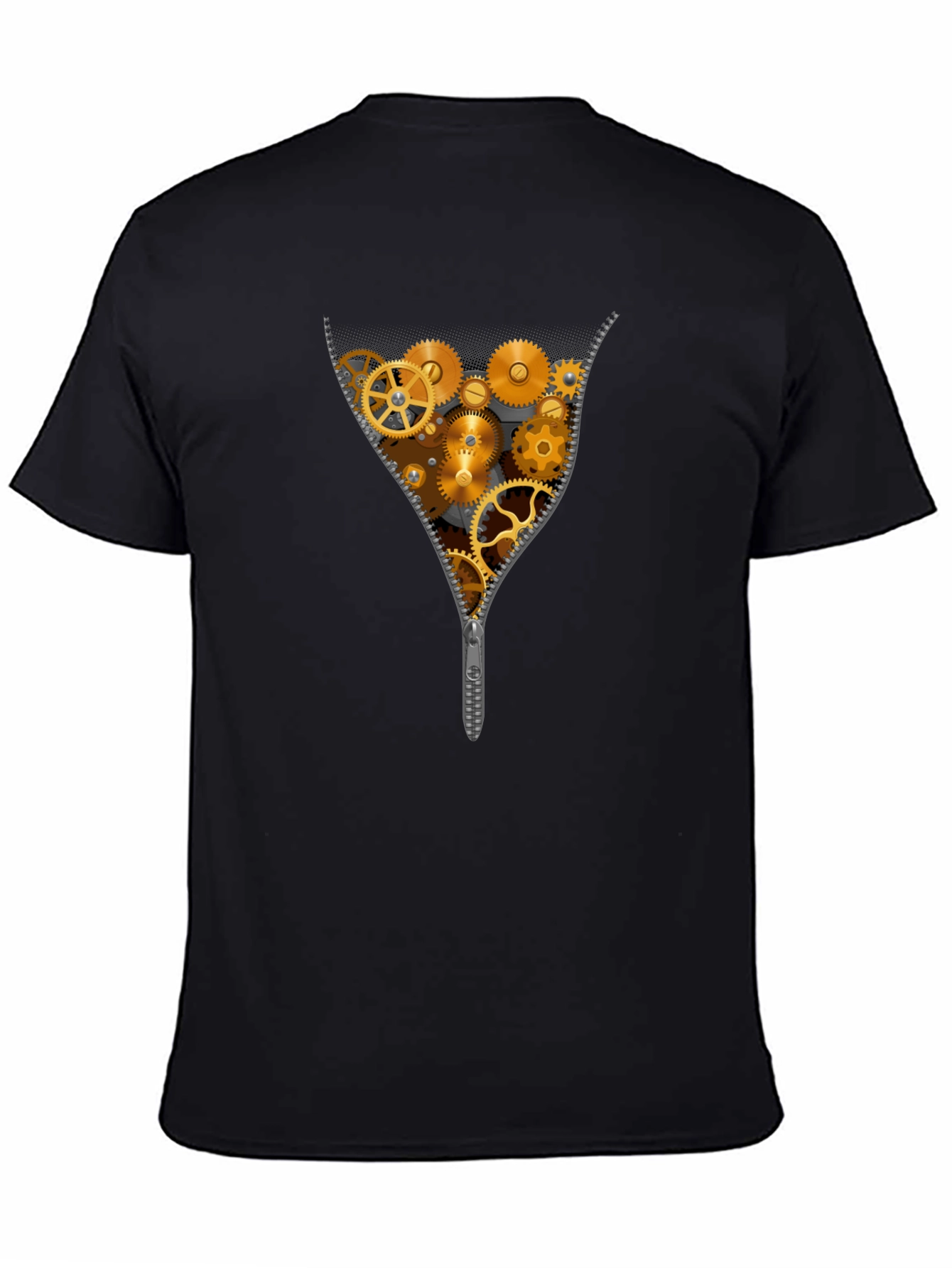 Gear Zipper T-Shirt