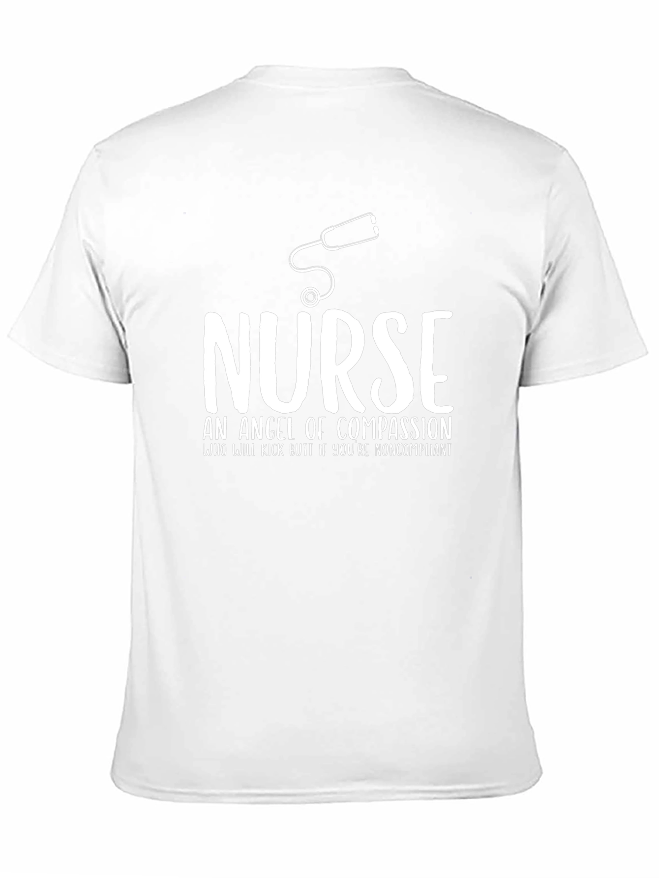 Nurse Angel of Compassion Black T-Shirt
