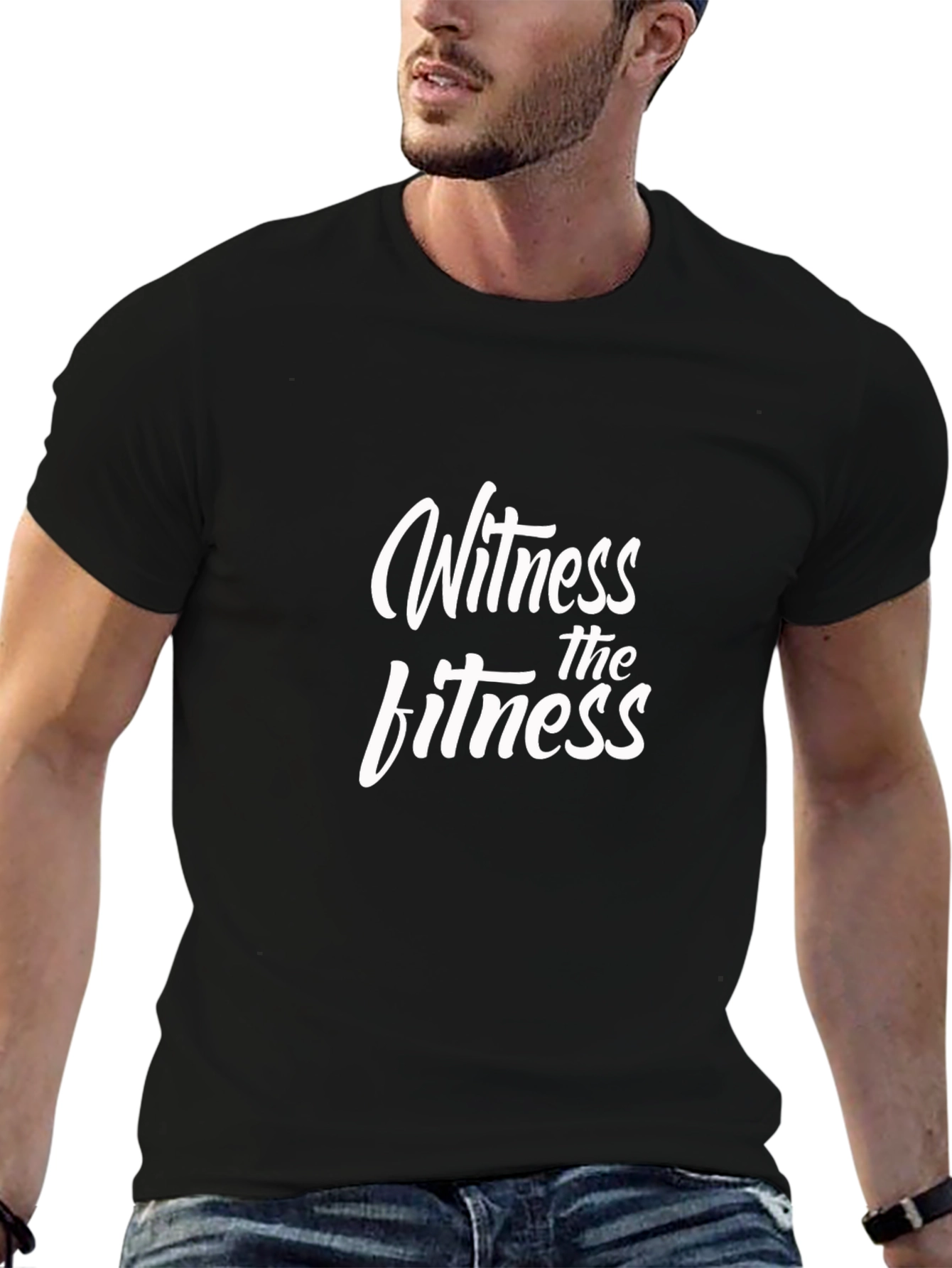 Witness the Fitness Black Graphic T-Shirt